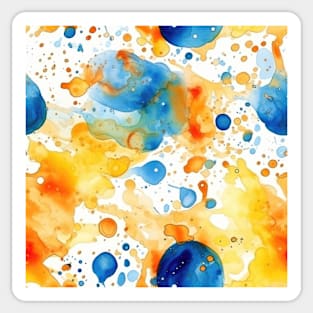 Abstract oil and water mix background Sticker